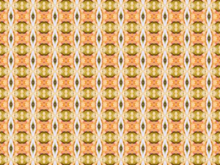 orange color drawing in kaleidoscope pattern - orange color drawing in kaleidoscope pattern for backgroundの写真素材