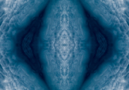 blue color drawing in kaleidoscope pattern - blue color drawing in kaleidoscope pattern for backgroundの写真素材