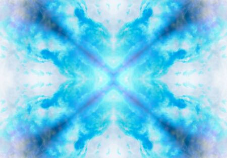 blue color drawing in kaleidoscope pattern - blue color drawing in kaleidoscope pattern for...