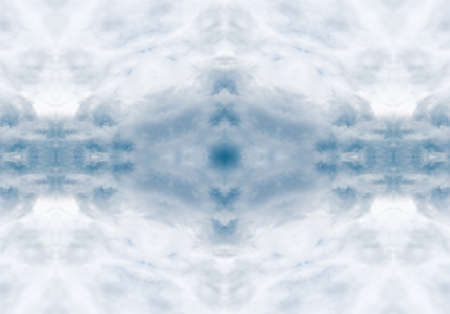 blue color drawing in kaleidoscope pattern - blue color drawing in kaleidoscope pattern for backgroundの写真素材