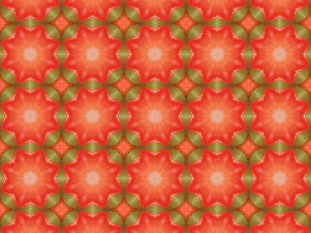 orange color drawing in kaleidoscope pattern - orange color drawing in kaleidoscope pattern for...