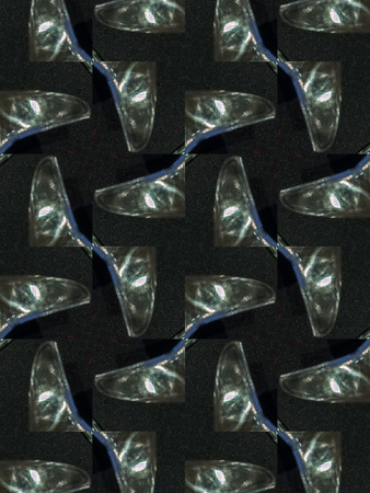 Brown Ethnic pattern. Abstract kaleidoscope fabric design.