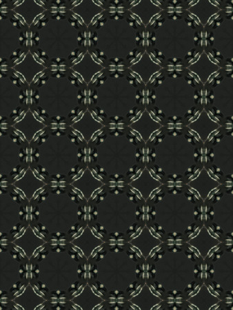 Brown Ethnic pattern. Abstract kaleidoscope fabric design.