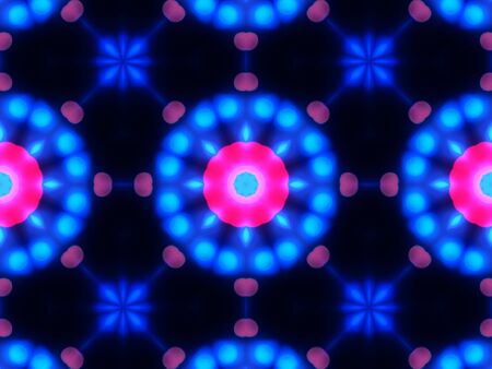 Light blue kaleidoscope background pattern