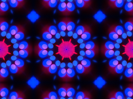 Light blue kaleidoscope background pattern