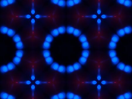 Light blue kaleidoscope background patternの写真素材