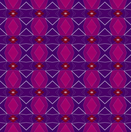 Abstract kaleidoscopic texture or background pattern design, purple colorの写真素材