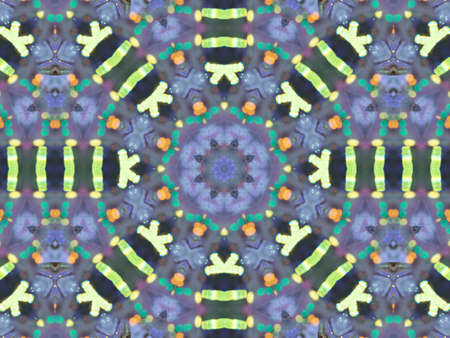abstract colorful seamless pattern kaleidoscope, star painting