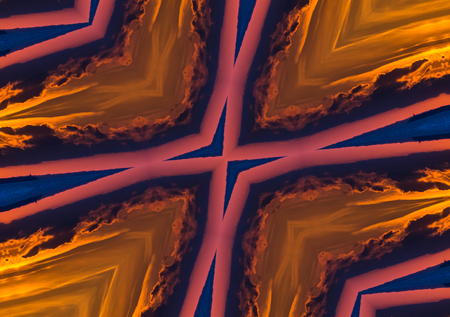 abstract colorful seamless pattern kaleidoscope made from  circular bokeh for use at graphic design