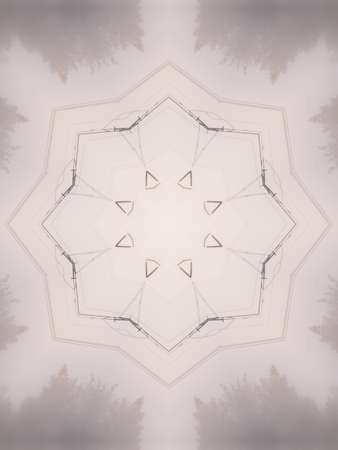 Pattern of macro kaleidoscope abstract background paternの写真素材