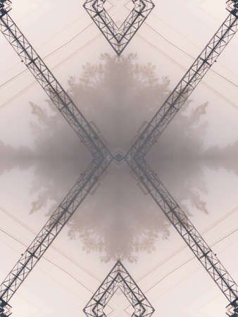 Pattern of macro kaleidoscope abstract background patern