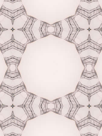 Pattern of macro kaleidoscope abstract background paternの写真素材