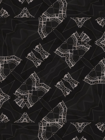 Light grey abstract kaleidoscope seamless background pattern