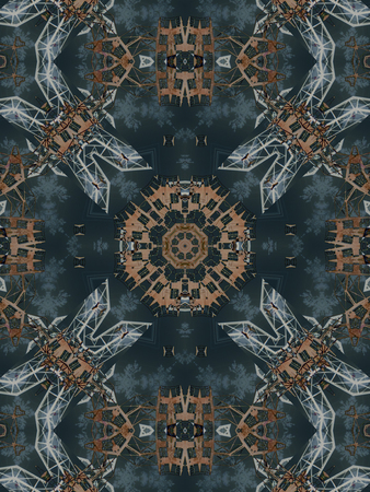 Light grey abstract kaleidoscope seamless background pattern
