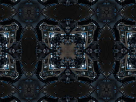 Pattern of macro kaleidoscope abstract background paternの写真素材