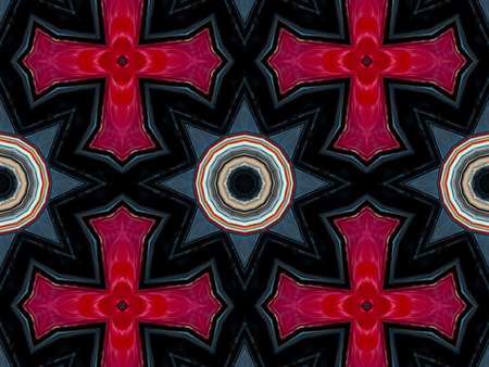 Abstract background pattern made from petals rose flowers.