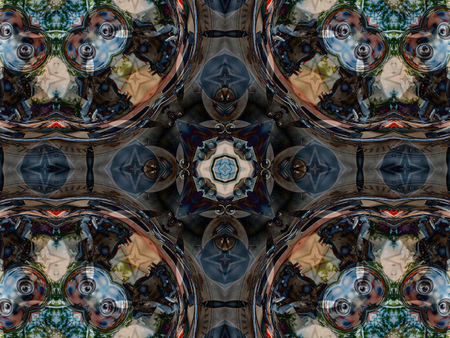 Colorfull abstract Kaleidoscopic pattern texture, star backgrond