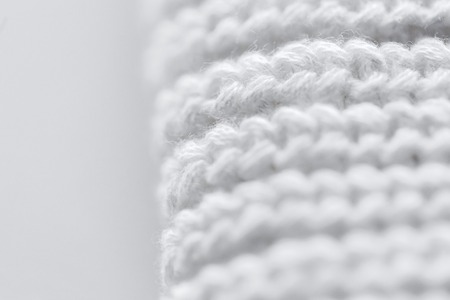 close up of knitted itemの写真素材