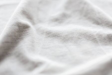 close up of cotton textile or fabric backgroundの写真素材
