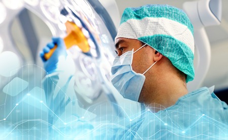surgeon in operating room at hospital