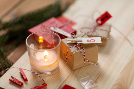 christmas gifts and decor for advent calendar