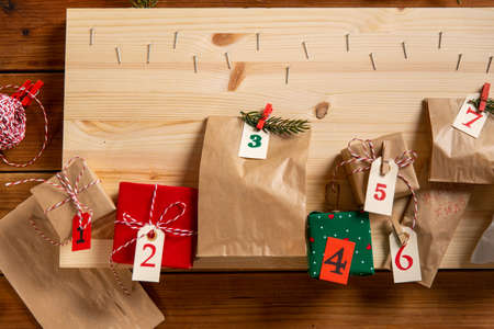 christmas gifts and decor for advent calendar