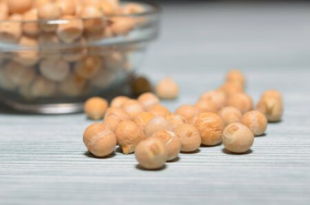 ?hickpeas close-up, healthy eating concept.の写真素材