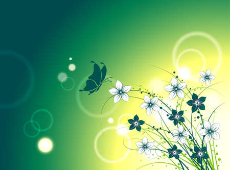 Background Collection Vol.01_Butterfly of springのイラスト素材