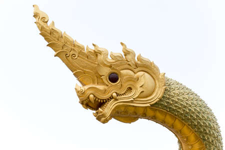 serpent king or naga statueの写真素材