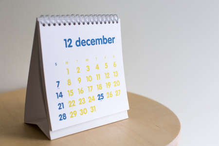 Selective focus Desk  december 2015 Calendarの写真素材