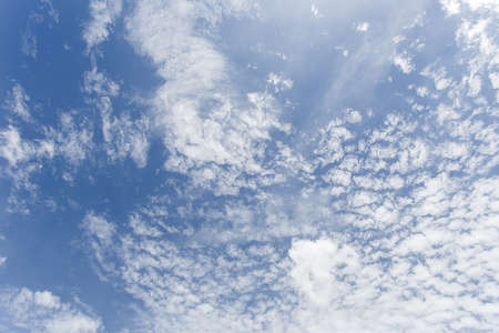 clouds in the blue sky