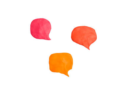 shapes and badges of clay templates for text or any design.の写真素材