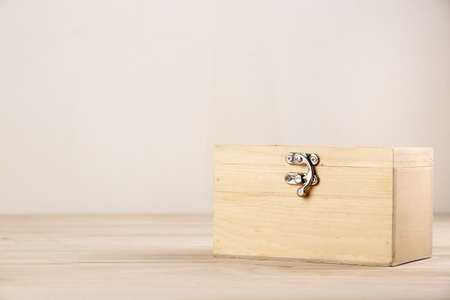 empty wooden box