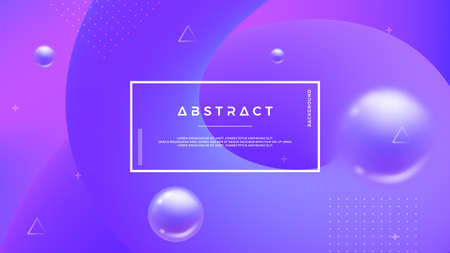Purple abstract background with a dynamic liquid shape. Minimal fluid background for posters,...