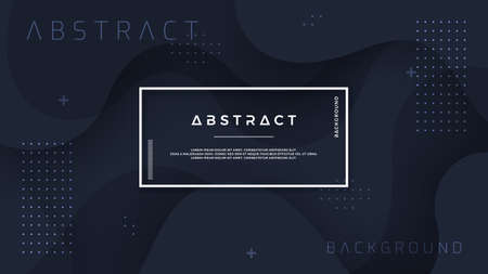Dynamic textured background design in 3D style with black color. Can be used for posters, placards,...