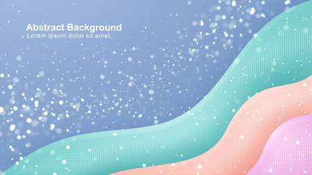 Abstract, modern, dynamic, trendy gradient background. Eps10 vector illustration.のイラスト素材
