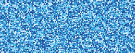 Abstract background with unity of blue triangle shape. Eps10 Vector background.