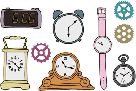 Clocks Setのイラスト素材