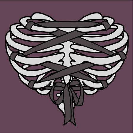 Heart Shaped Rib Cage Corset