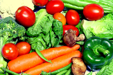 Fresh food to boost immune systemの写真素材