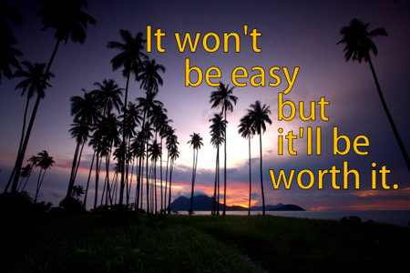 Motivation and positive messageの写真素材