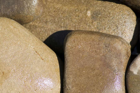 abstract background with round peeble stonesの写真素材