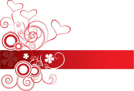 Abstract hearts Valentines Day backgroundのイラスト素材