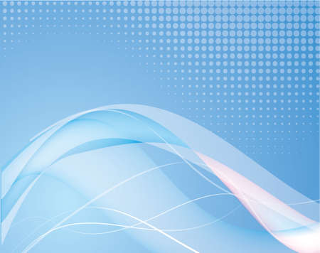 Abstract blue background with waveのイラスト素材