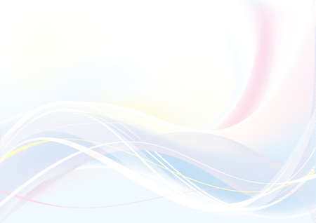 Abstract Wave blue and pink color のイラスト素材