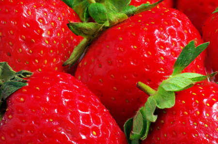 Fresh Strawberry Background. Close up strawberry.の写真素材