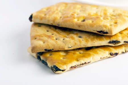 Cup of tea with cookiesの写真素材