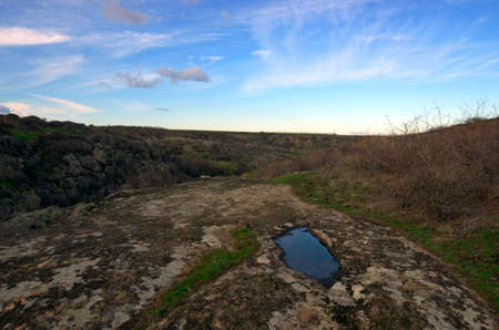 Southern Bug landscape, Ukraine national parkの写真素材