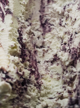 closeup of italian artisan ice creamの写真素材