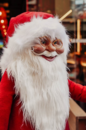 Santa Claus decorative doll figure for children to playの写真素材